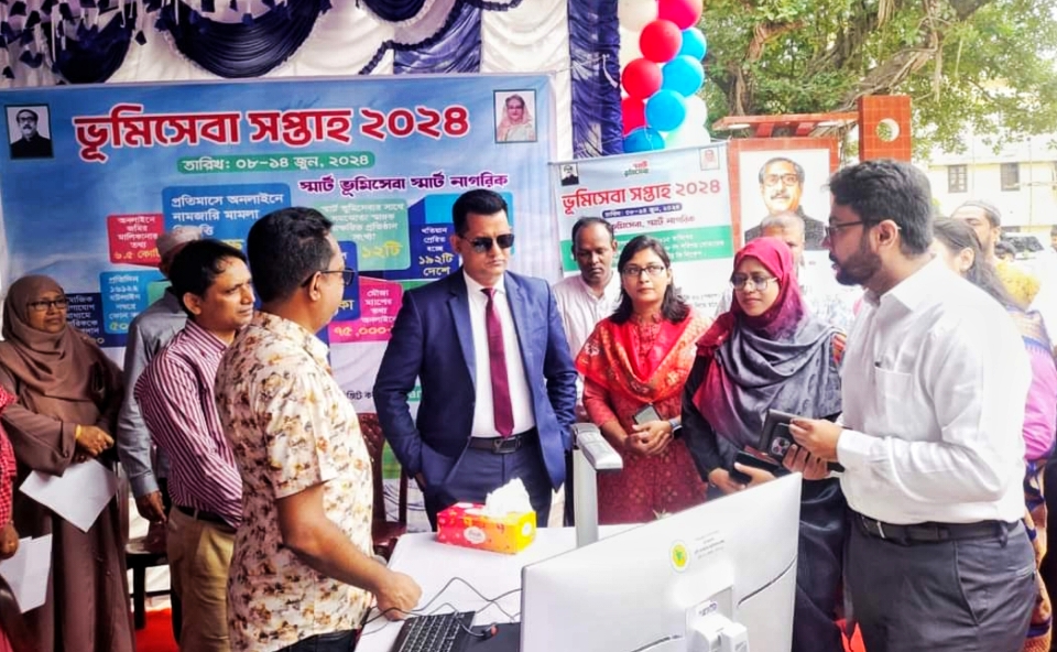 বগুড়ায় ভূমি সেবা সপ্তাহ শুরু